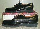   MENS BLACK LEATHER OXFORD TIE SHOES DEADSTOCK #178 MCGEE NEW OLD 11 D