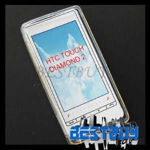   crystal Back soft case cover skin for HTC Touch Diamond 2 Electronics