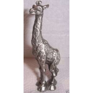  Hudson Pewter Noahs Ark Figurine   Male Giraffe 