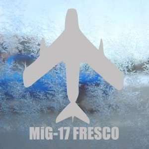  MiG 17 FRESCO Gray Decal Military Soldier Window Gray 
