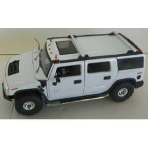   Heat Series Hummer H2 in Color White with Stock Rims: Toys & Games