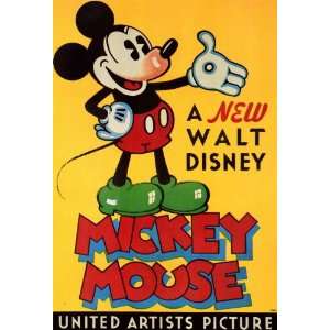 New Walt Disney Mickey Mouse Movie Poster (11 x 17 Inches   28cm x 
