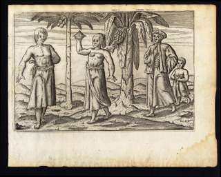   Costume Prints JAVA BANTAM INDONESIA Houtman Commelin 1646  