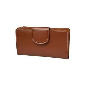  Ladies Genuine Leather Brown Wallet 