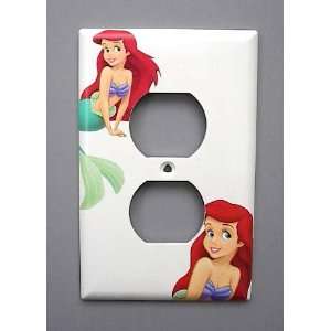  Little Mermaid Ariel OUTLET Switch Plate switchplate #7 