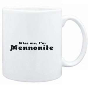    Mug White KISS ME, Im Mennonite Religions