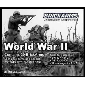  BrickArms 2.5 Scale World War II Weapons Pack Includes 