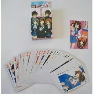 Melancholy of Haruhi Suzumiya & Characters Playing Cards Poker Cards 