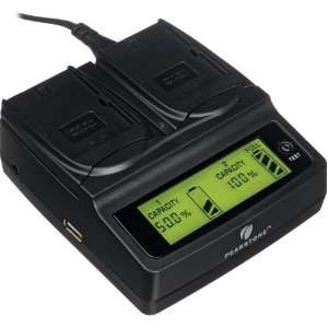    Pearstone Duo Battery Charger for Canon LP E6