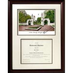  Indiana University, Bloomington Scholar Framed Lithograph 