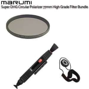  Marumi DHG Super Circular Polarizer CPL 77mm Filter Bundle 