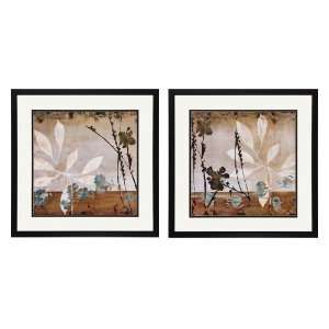 Propac Images Floral scape I/II Wall Decor, Pack of 2  