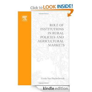 Role of Institutions in Rural Policies and Agricultural Markets: W 