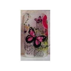  IPHONE CASE 3G 3GS SILICONE FLORAL BUTTERFLY COVER FOR IPHONE 