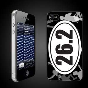  Running Sports iPhone Design Marathon 26.2 (Oval Sticker 