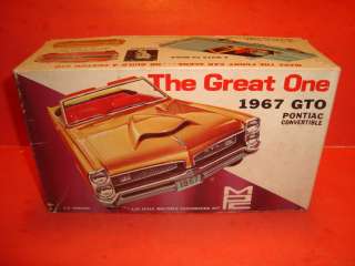 MPC 1967 Pontiac GTO Conv. Model Car Kit  