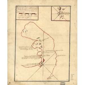  1715 Map Horn, Cape, Region Chile