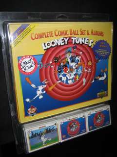 LOONEY TUNES COMPLETE COMIC BALL SET & ALBUMS UPPERDECK  