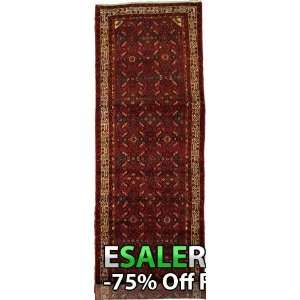  13 8 x 3 9 Hossainabad Hand Knotted Persian rug: Home 