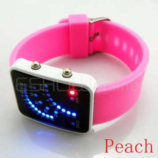 New Fashion Style Jelly Unisex Colorful LED Watch HOT  