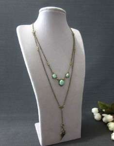 Lucky Brand Multi Layered Blue Turquoise Necklace  
