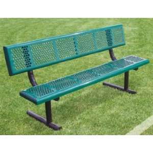  Perforated Steel Benches Patio, Lawn & Garden