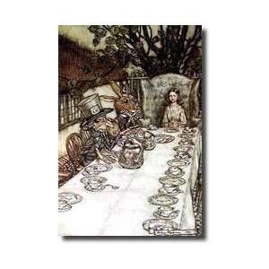  The Mad Tea Party Giclee Print: Home & Kitchen