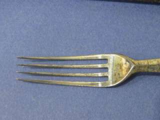 vtg Antique Silverware Set: Spoon Knife & Fork  