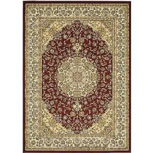  Safavieh Lyndhurst Collection LNH222B Red and Ivory Square 