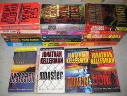BIG Lot (19) Jonathan Kellerman Books Therapy Blood Test Time Bomb 