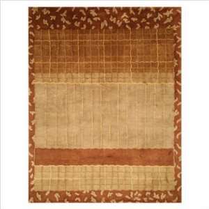  Hand Knotted Wool Michelle Brown Contemporary Rug Size: 9 