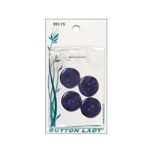  JHB Button Lady Buttons Navy 3/4 4 pc (6 Pack)