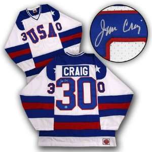  JIM CRAIG USA Olympic SIGNED Jersey w/ Miracle Note 