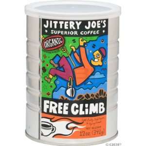  Jittery Joes Free Climb 12oz Whole Bean Coffee Sports 