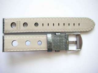   bands bracelets grey kevlar finished sport pinhole leather watch band