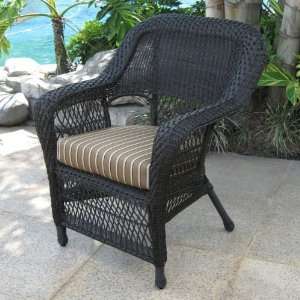  Longboat Key Windmere Wicker Dining Chair: Patio, Lawn 
