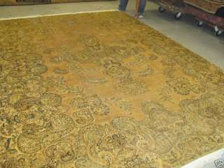 Fine Persian Lavar Kerman 9x12 Handknotted Wool Rug  