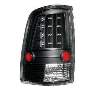  Dodge Ram 09 UP LED Taillights Black   (Sold in Pairs 