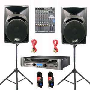   , Stands and Cables DJ Set New CROWNPP1210SET4 Musical Instruments