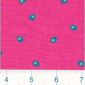  45 Wide Jot Dot   Pink Fabric By The Yard: Arts, Crafts 