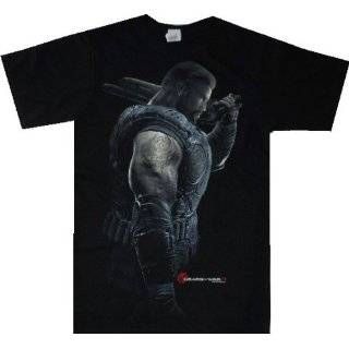  Gears of War 3 Drippy Wheel Cog Tag Black Womans T Shirt 