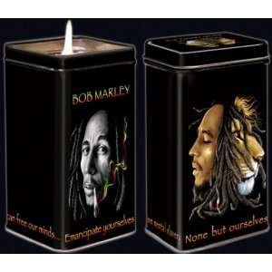  Bob Marley Jurek Scented Tin Candle: Home & Kitchen