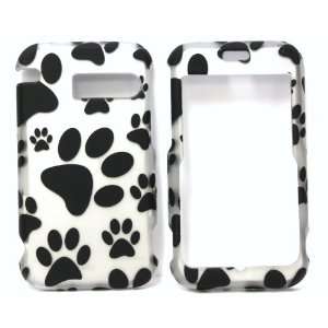  Dog Paw Rubber Texture Sanyo 2700 Juno Snap on Cell Phone 