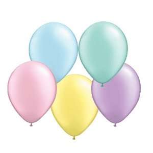  Qualatex Round Balloons   11 Light Pearlized Asst: Toys 