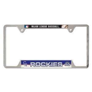  Colorado Rockies Chrome License Plate Frame *SALE*: Sports 
