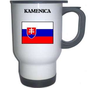  Slovakia   KAMENICA White Stainless Steel Mug 
