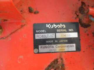 Kubota 48 Mower Deck fits: Kubota T series Lawn Tractors #216 
