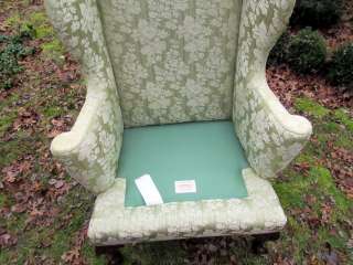 KITTINGER Colonial Williamsburg Chippendale Wing Back Chair  