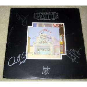 LED ZEPPELIN signed AUTOGRAPHED Song Remains RECORD 