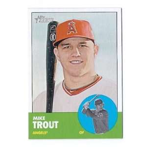  2012 Topps Heritage #207 Mike Trout Angels Sports 